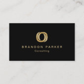 Eenvoudige professionele Logo Visitekaartje (Voorkant)