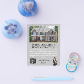 Eenvoudige professionele makelaar Promotionele Flyer (Enkel)