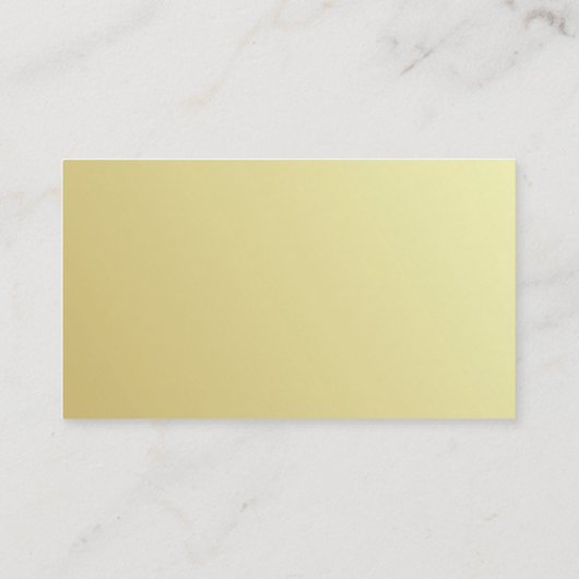 Eenvoudige professionele, moderne Gold-handtekenin Visitekaartje (Achterkant)