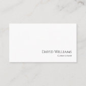 Eenvoudige professionele moderne minimalist visitekaartje (Voorkant)