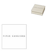 Eenvoudige Professionele Moderne Typografie Merk L Rubberstempel (Gestempeld)