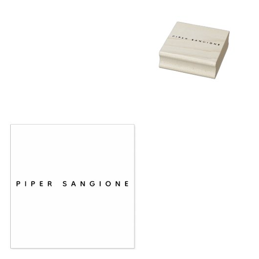 Eenvoudige Professionele Moderne Typografie Merk L Rubberstempel (Gestempeld)