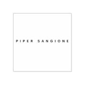 Eenvoudige Professionele Moderne Typografie Merk L Rubberstempel (Afrduk)