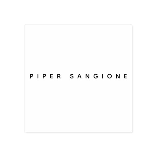 Eenvoudige Professionele Moderne Typografie Merk L Rubberstempel (Afrduk)