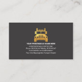 Eenvoudige Professionele Monogram vrachtkaarten Visitekaartje (Achterkant)