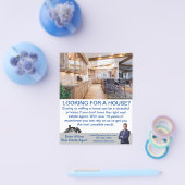 Eenvoudige professionele onroerend goed huis verko flyer (Enkel)