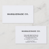 Eenvoudige professionele organisatie visitekaartje (Voorkant / Achterkant)