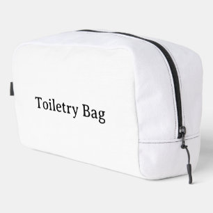 Eenvoudige professionele print gesneden genaaide t toilettasje
