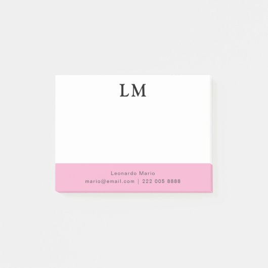 Eenvoudige professionele reiniging post-it® notes (Voorkant)