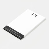Eenvoudige professionele reiniging post-it® notes (Schuin)
