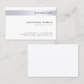 Eenvoudige professionele Sjabloon van bedrijf Visitekaartje (Voorkant / Achterkant)