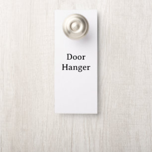 Eenvoudige professionele standaard 3,5" x 8,5" kle deurhanger
