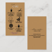 Eenvoudige professionele Terracotta Boho Candle Ca Visitekaartje (Voorkant / Achterkant)