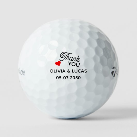 Eenvoudige Professionele Trouw Golfballen (Voorkant)