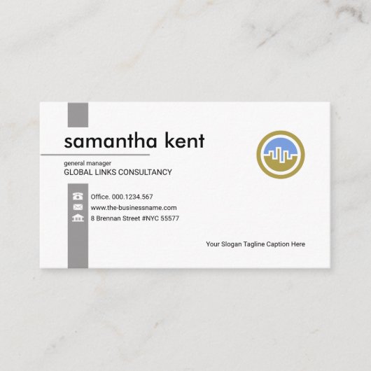 Eenvoudige professionele uitmuntende CEO-stichter Visitekaartje (Voorkant)