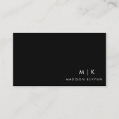 Eenvoudige professionele vlakte visitekaartje (Voorkant)