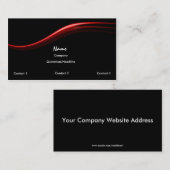 Eenvoudige profielkaart visitekaartje (Voorkant / Achterkant)