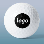 Eenvoudige promotie voor Logo Golfballen<br><div class="desc">Voeg uw eigen logo en keus van tekst aan dit ontwerp toe. Verwijder de bovenste of onderste tekst als u dat wilt. Minimalistisch en professioneel. Ideaal voor het merken van werknemers of als promotiemiddel voor uw klanten en klanten.</div>