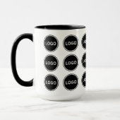 Eenvoudige Promotionele Business Logo Pattern Coff Mok (Links)