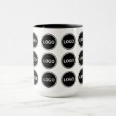 Eenvoudige Promotionele Business Logo Pattern Coff Mok (Midden)