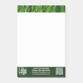 Eenvoudige Promotionele Logo CTA QR-code Post-it® Notes (Voorkant)