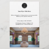 Eenvoudige promotionele zakelijke Logo Corporate Flyer (Voorkant)