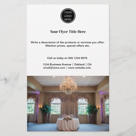 Eenvoudige promotionele zakelijke Logo Corporate Flyer (Voorkant)