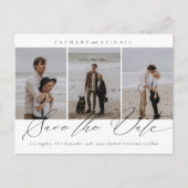 Eenvoudige QR Code Arch Fotobruiloft Sla de datum  Aankondigingskaart (Voorkant)