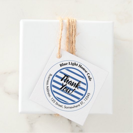 Eenvoudige QR Code Cake Kaart Label (In situ)