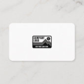 Eenvoudige QR-code en bedrijfscode Visitekaartje (Achterkant)