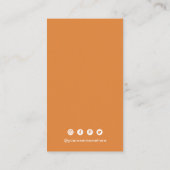 Eenvoudige QR-code Modern Visitekaartje (Achterkant)