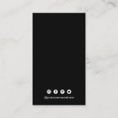 Eenvoudige QR-code Modern Visitekaartje (Achterkant)