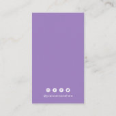 Eenvoudige QR-code Modern Visitekaartje (Achterkant)