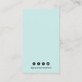 Eenvoudige QR-code Modern Visitekaartje (Achterkant)