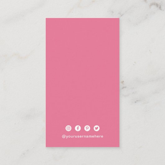 Eenvoudige QR-code Modern Visitekaartje (Achterkant)