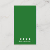 Eenvoudige QR-code Modern Visitekaartje (Achterkant)