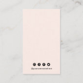 Eenvoudige QR-code Modern Visitekaartje (Achterkant)