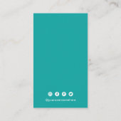 Eenvoudige QR-code Modern Visitekaartje (Achterkant)