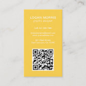 Eenvoudige QR-code Modern Visitekaartje (Voorkant)