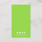 Eenvoudige QR-code Modern Visitekaartje (Achterkant)