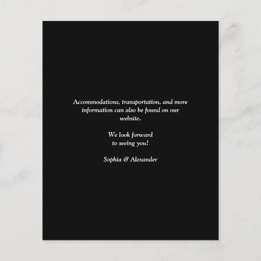 Eenvoudige QR Code Weddenschap Zwarte LARGE Enclos (Achterkant)