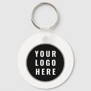 Eenvoudige QR-code Zakelijk Logo Modern Sleutelhanger