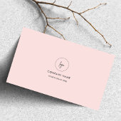 Eenvoudige QR-code Zwart & Roze Social Media Logo Visitekaartje