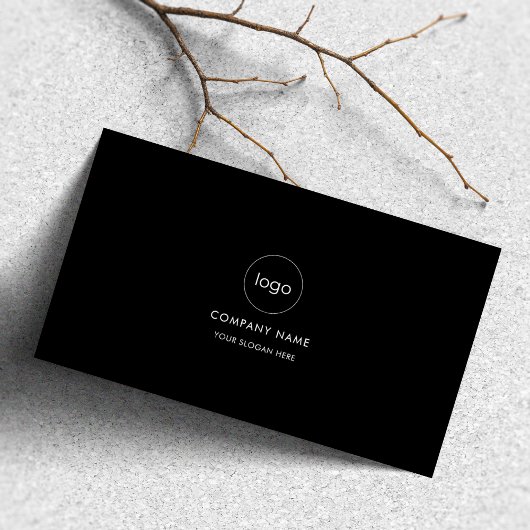 Eenvoudige QR-code Zwart-wit Social Media Logo Visitekaartje