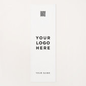 Eenvoudige QR-codenaam Bedrijf Promotie Yogamat (Voorkant)