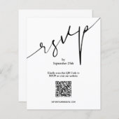 Eenvoudige QR-codenetekaart voor een uitgebreide b (Voorkant / Achterkant)