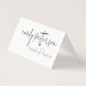 Eenvoudige Quaint Place-kaarten Kaart (Voorkant)