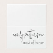 Eenvoudige Quaint Place-kaarten Kaart (Buitenkant ongevouwen)