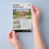 Eenvoudige Real Estate Flyer Sjabloon (Hand)
