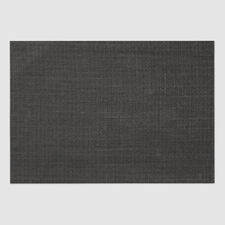 Eenvoudige realistische Burlap Rustic Black Grey C Tissuepapier